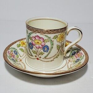 Sutherland Demitasse Espresso (Small) Teacup and Saucer Floral